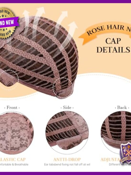 Long Curly Layered Human Hair Wig with Bangs Heat Resistant Lightweight main image 2